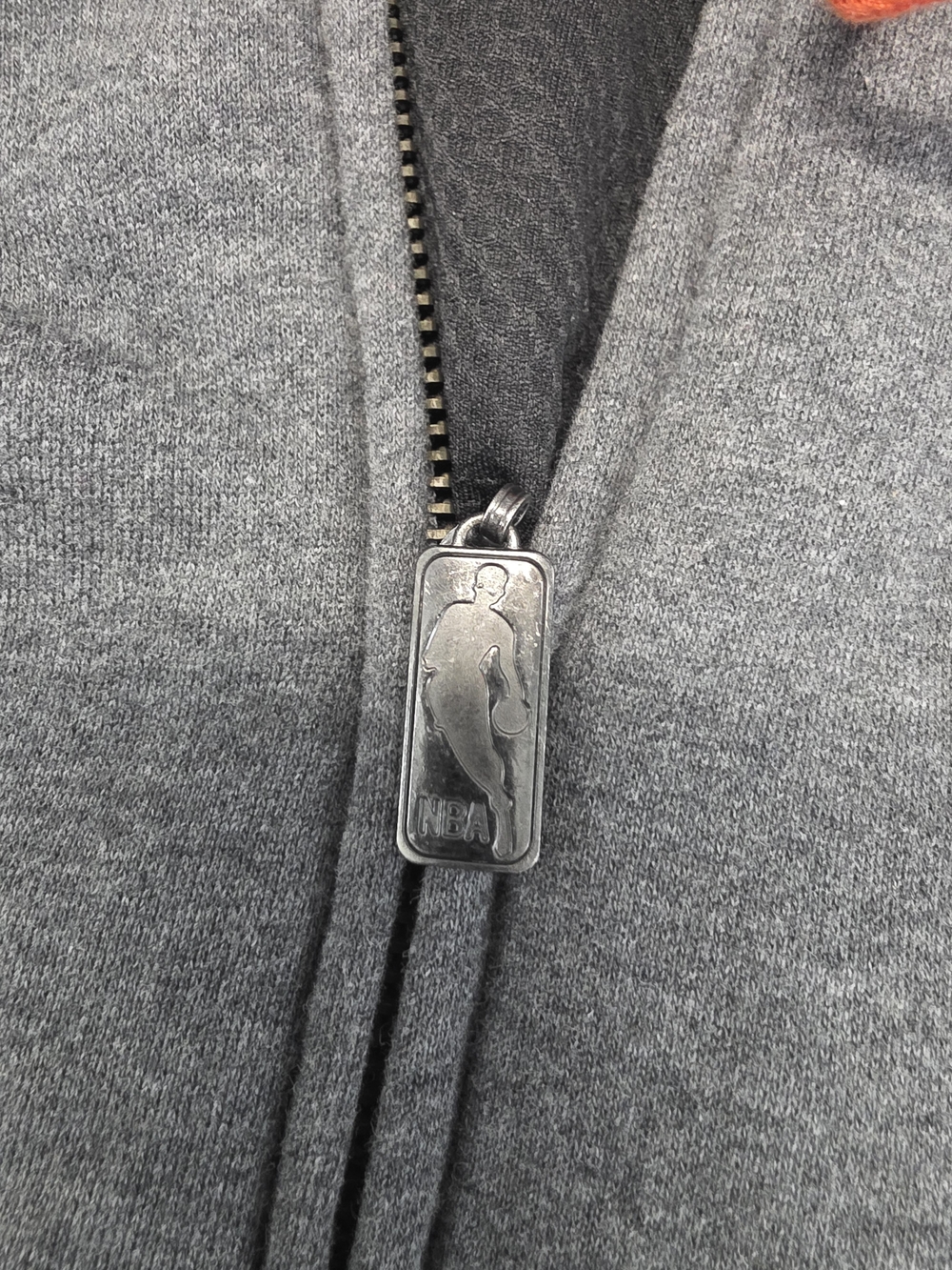 NBA UNK Zip Hoodie NewYork Knicks gray & striped Men's Size XXL - Picture 5 of 9